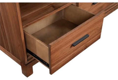 Origins By Alpine Nova Tv Console In Honey Maple (Brown) - Transitional ... intended for Origins By Alpine Nova Tv Console In Honey Maple (Brown)