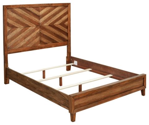 Origins By Alpine Trinidad Standard King Wood Bed In Toffee (Brown) - Transitional - Panel Beds ... with Unpacking the Origins by Alpine Trinidad Dresser A Deep Dive