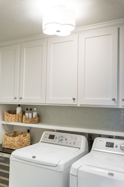 Our Small Laundry Room Makeover | Adored By Alex intended for Guest Picks: Laundry Room Mini Makeover