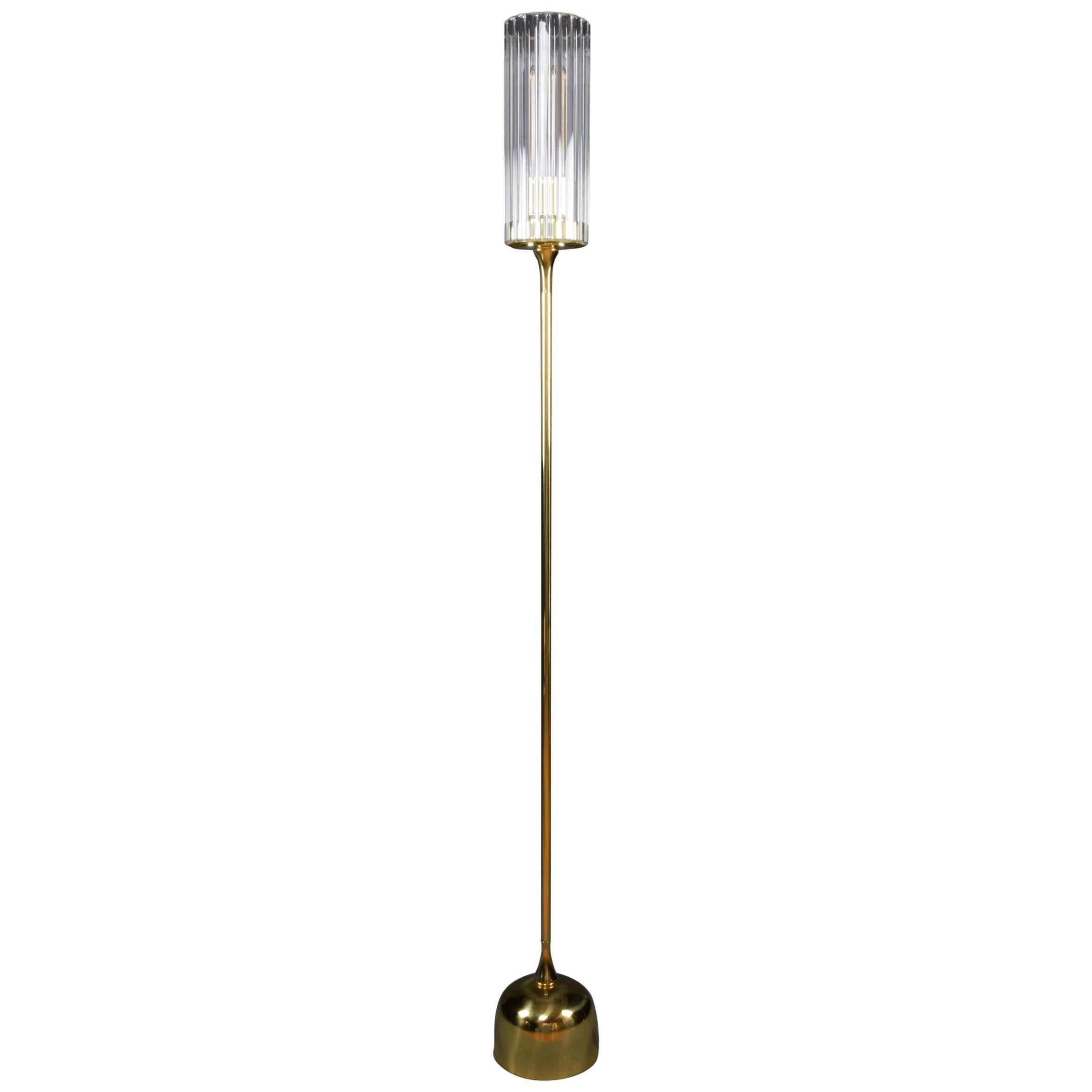 Pala-F1 Brass Glass Floor Lamp For Sale At 1Stdibs | Floor Palan, Flos ... regarding Creating Ambiance with Panos 6625 Tall Floor Lamp in Residential Settings