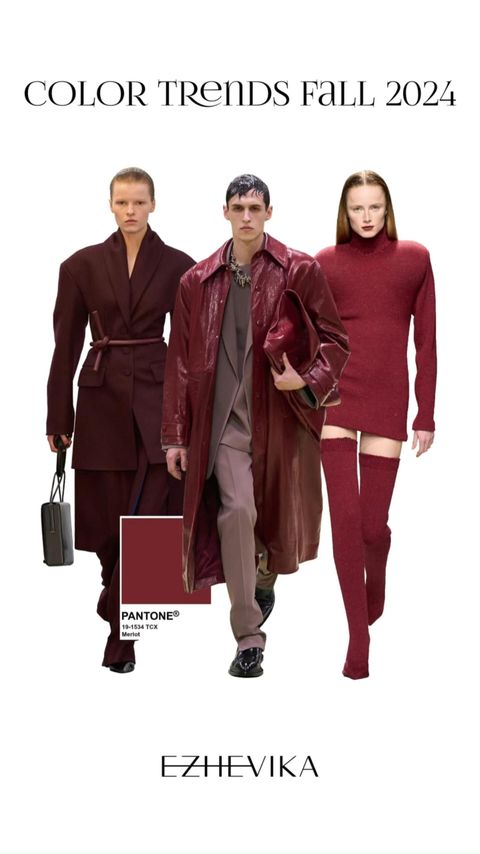 Pantone’s Top 10 Nyfw Fashion Color Trends For Fall 2024 / Winter 2025 | Color Trends Fashion ... with On Trend: 8 European Chairs And Sofas For Ubercomfort