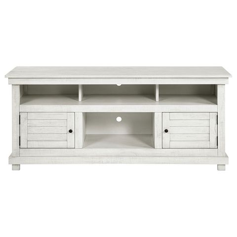 Payne 60 Inch Tv Stand (Distressed White) Coaster Furniture | Furniture ... for Inside the Craftsmanship of Payne's 60 inch Media Console with Distressed White Finish