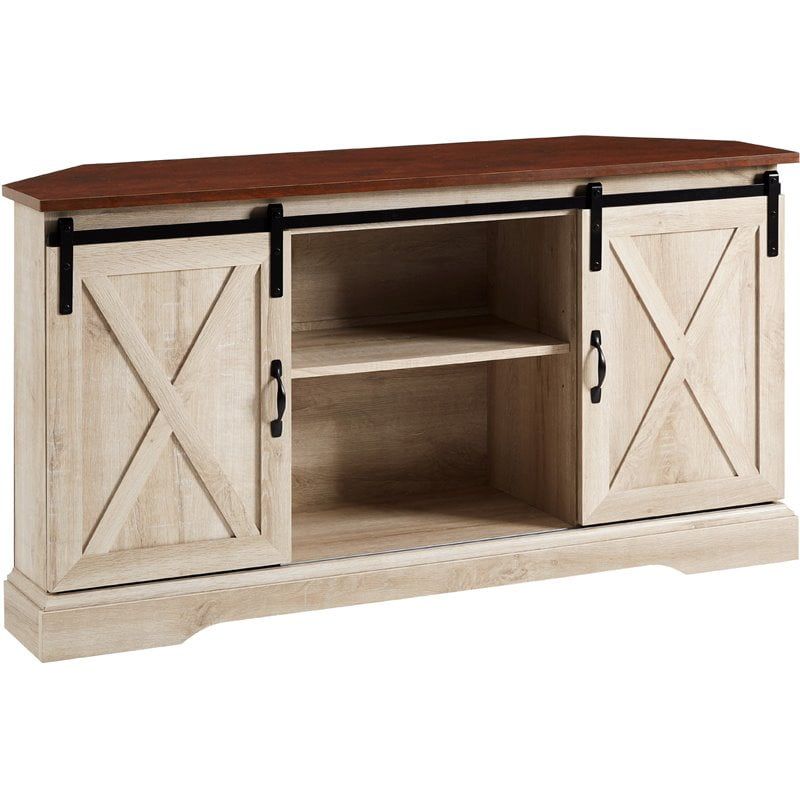 Optimizing Your Living Room with the Pemberly Row White Oak Corner TV Stand