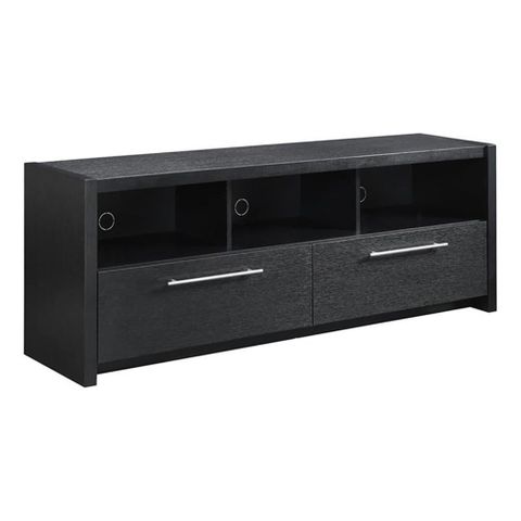 Pemberly Row Transitional Wood Tv Stand For Tvs Up To 60" In Black ... intended for Creating a Stylish Living Room with the Pemberly Row Transitional TV Stand