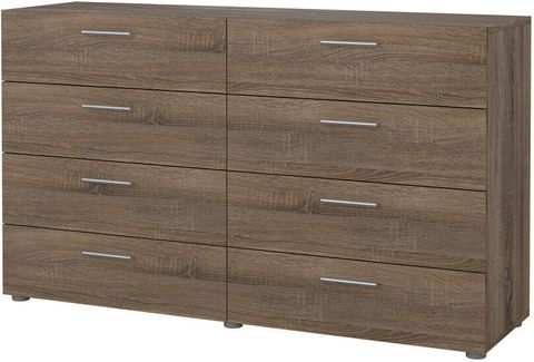 Pepe 8 Drawer Double Dresser In Truffle Oak By Tvilum | 1Stopbedrooms pertaining to Elegant 8 Drawer Dresser In Truffle Oak For Modern Bedroom Storage Solutions