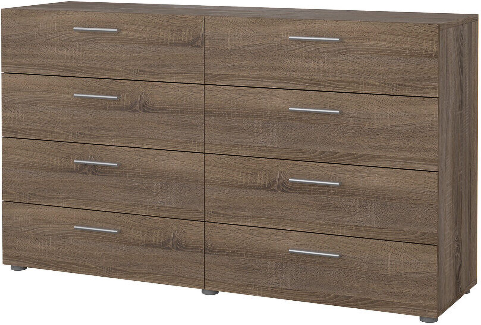 Pepe 8 Drawer Double Dresser In Truffle Oak By Tvilum | 1Stopbedrooms with Exploring traditional and modern oak 8 drawer double dresser styles