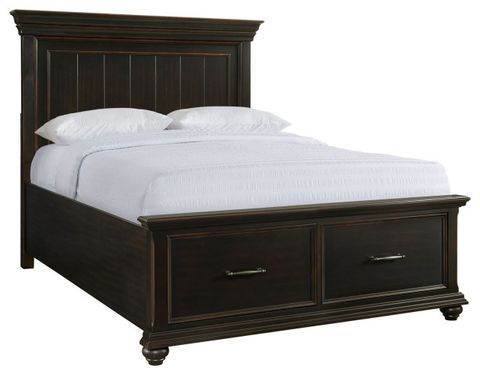 Picket House Brooks Queen Platform Storage 6 Piece Bedroom Set, Black ... in Picket House Brooks 6 Drawer Chest, Black