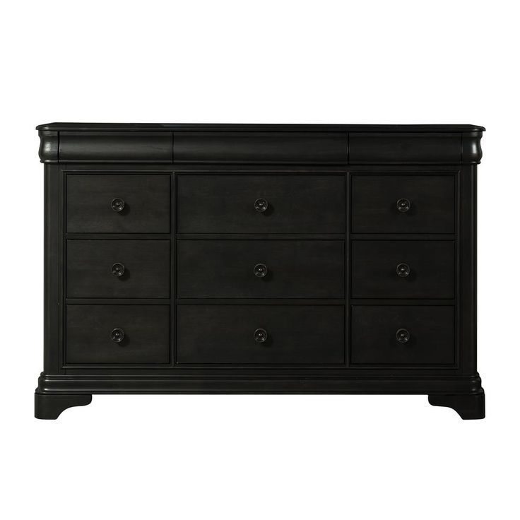 Picket House Furnishings Conley 9-Drawer Dresser In Charcoal (Grey ... pertaining to A Comprehensive Look at Bedroom Furniture Trends and Essentials