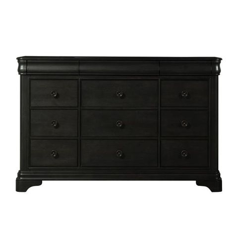 Picket House Furnishings Conley 9-Drawer Dresser In Charcoal (Grey ... pertaining to A Comprehensive Look at Bedroom Furniture Trends and Essentials