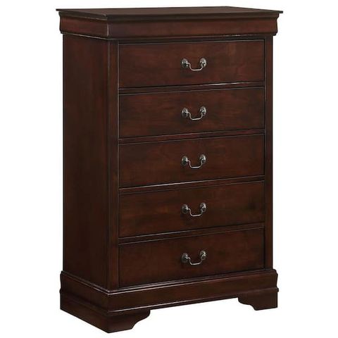 Picket House Furnishings Ellington 5-Drawer Chest In Cherry B.11455.Ch ... regarding Picket House Furnishings Ellington 5-Drawer Chest In Cherry