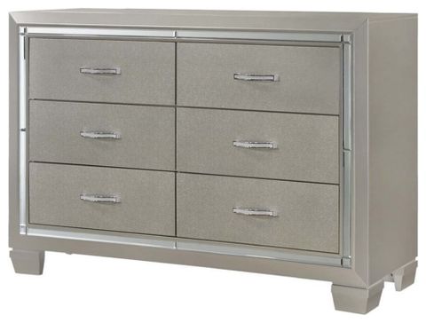 Picket House Furnishings Glamour Youth 6 Drawer Dresser In Champagne ... throughout Exploring the History and Evolution of Glamour Youth Dresser Fashion