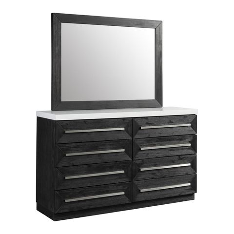 Picket House Furnishings Grace 8-Drawer Quartz Top Dresser With Mirror ... throughout Picket House Furnishings Montauk 7-Drawer Dresser