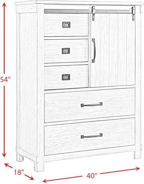 Picket House Furnishings Jack 5-Drawer Gentlemens Chest - 1Stopbedrooms. intended for How to Style and Utilize Your Picket House Furnishings Jack Chest