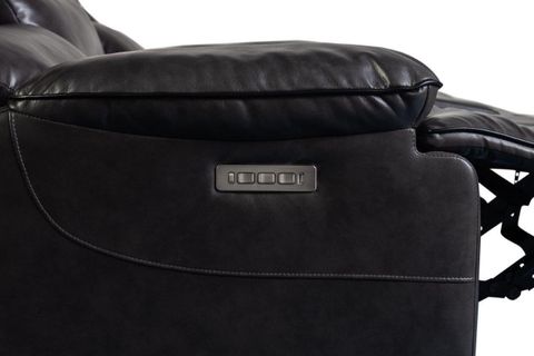 Porter Designs Ennis Triple Power Reclining Sofa In Black | 1Stopbedrooms with regard to What to Expect from the Porter Designs Ennis Reclining Sofa