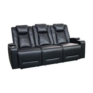 Porter Designs Optimus Mid-Century Modern Power Reclining Sofa, Black ... with What to Expect from the Porter Designs Ennis Reclining Sofa