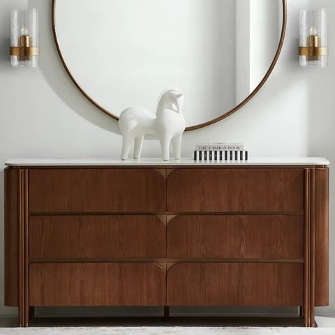 Portobello Toffee Brown Ash Veneer Dresser - Pandora Brown Sintered ... within The Revolutionary Approach of Duarte Dresser and Ash Brown in Transforming Business Narratives