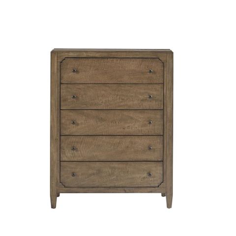 Progressive Furniture Hollis Wood Drawer Chest In Toffee Brown ... throughout Hollis Dresser And Mirror, Toffee Brown