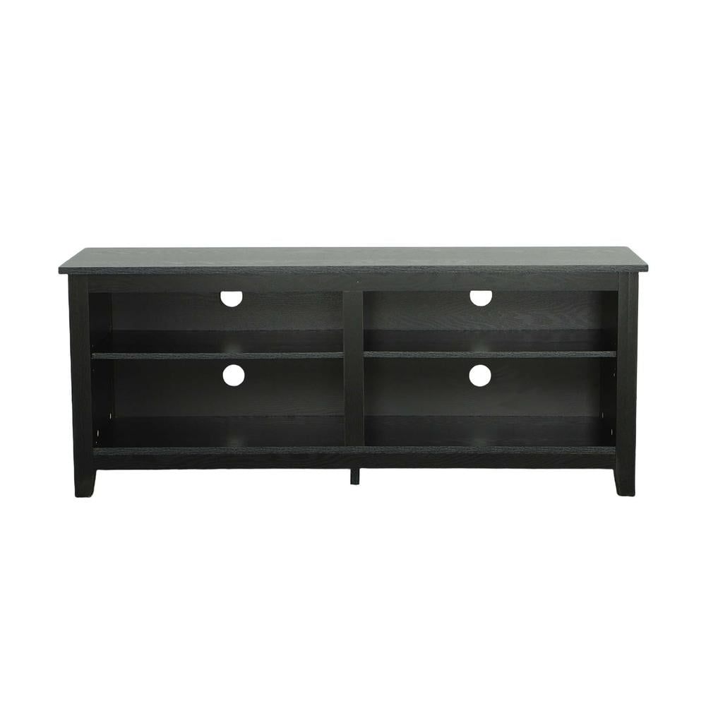 Progressive Furniture Taft 58 Inch Tv Entertainment Console In Black ... in Outlaw 80&quot; Tv Entertainment Console In Black