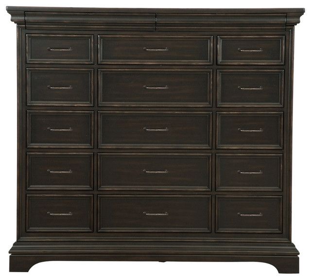 Pulaski Caldwell Master Chest, Dark Wood - Traditional - Accent Chests ... within Pulaski Caldwell Dresser, Dark Wood