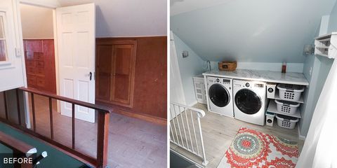 Reader Laundry Room: A Spa-Inspired Space For $18,000 In Virginia intended for How to Get Extra Laundry Storage for Just $900 in Tennessee