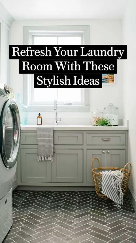 Refresh Your Laundry Room With These Stylish Ideas | Laundry Room ... pertaining to Refresh Your Laundry Room