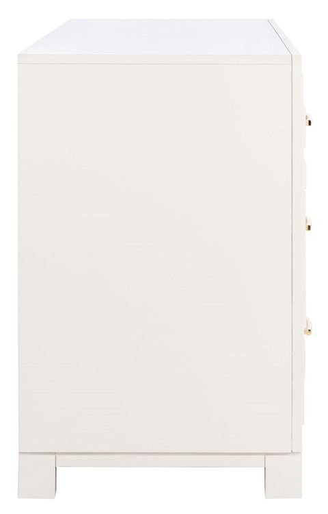 Safavieh Couture Home Collection Raina Greek Key 6-Drawer Dresser ... within Creating harmony in bedroom decor with neutral tones