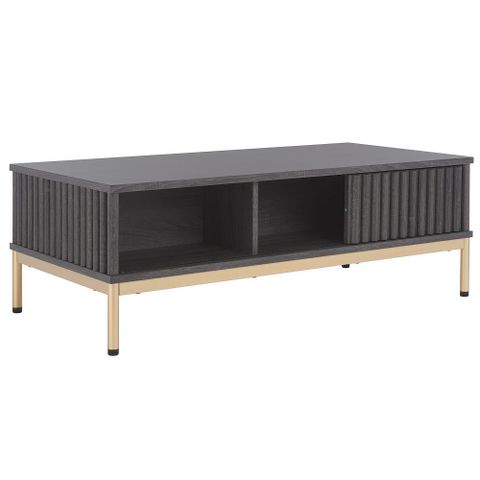 Safavieh Lylia 2 Door Coffee Table within Safavieh Lylia 1 Door Media Stand, Distressed Black/Gold
