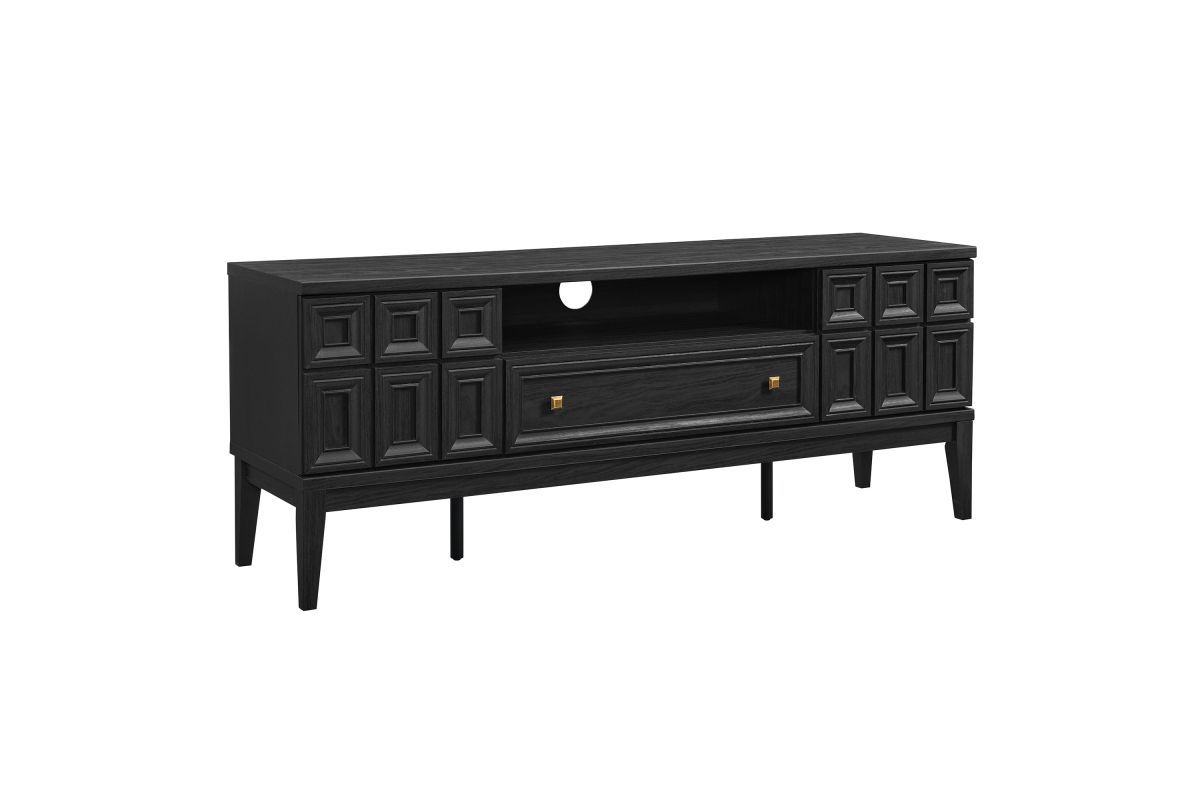 Samos 59&quot; Tv Stand At Gardner White intended for Design Tips for Incorporating a Black TV Stand Into Any Room Decor