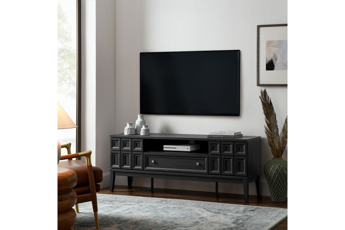 Samos 59&quot; Tv Stand At Gardner White regarding Samos 59&quot; Tv Stand, Black