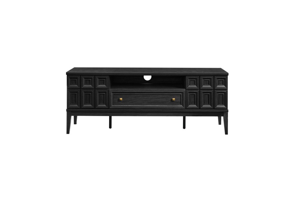 Samos 59&quot; Tv Stand At Gardner White throughout Samos 59&quot; Tv Stand, Black