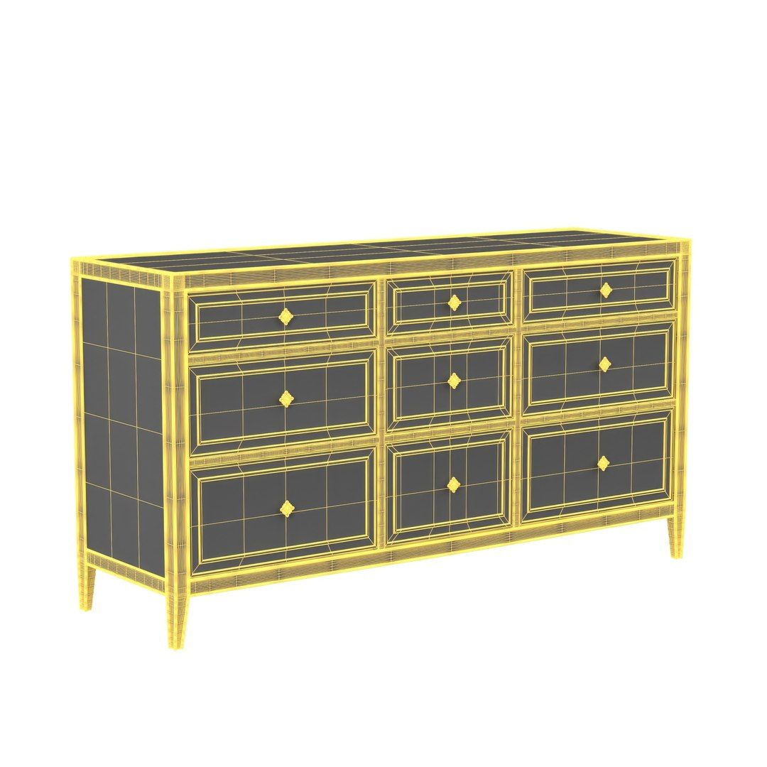 Sanctuary Anastasie Dresser Pbr 3D Model - Turbosquid 2119856 for Why the Sanctuary Anastasie Dresser Remains a Cherished Piece