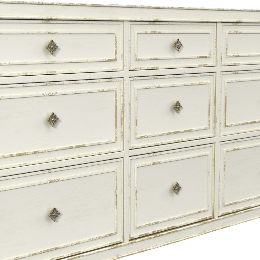 Sanctuary Anastasie Dresser Pbr 3D Model - Turbosquid 2119856 inside Sanctuary Anastasie Dresser