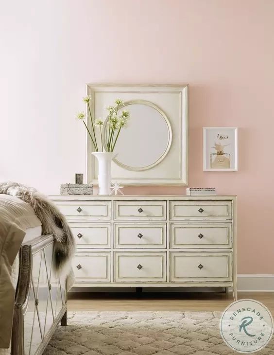 Sanctuary Creamy White Anastasie Dresser From Hooker | Coleman Furniture regarding Sanctuary Anastasie Dresser
