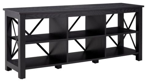 Sawyer Rectangular Tv Stand For Tv's Up To 65 In Black - Contemporary ... throughout Holloway Rectangular Tv Stand For Tv's Up To 65 In Black Grain