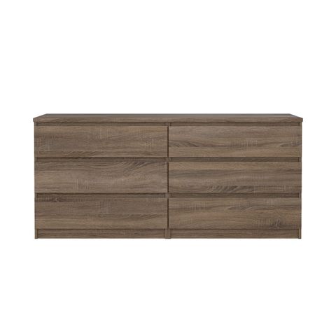 Scottsdale Modern Bedroom Furniture: 6 Drawer Double Dresser, Truffle ... throughout The Art of Choosing the Right Dresser for Your Modern Bedroom Setup