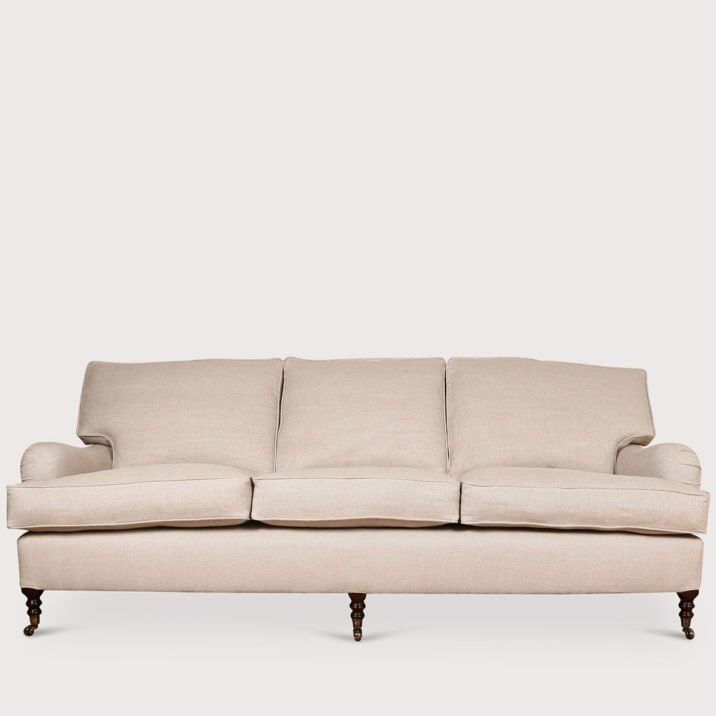 Signature Sofa Short Scroll Arm Cushion Back - George Smith for How Sofa Arms Affect Your Living Room Style