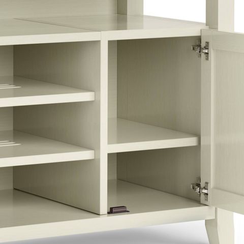 Simpli Home Amherst 54 Inch Wide Solid Wood Transitional Tv Stand ... intended for Styling Your Amherst TV Stand for a Transitional Aesthetic