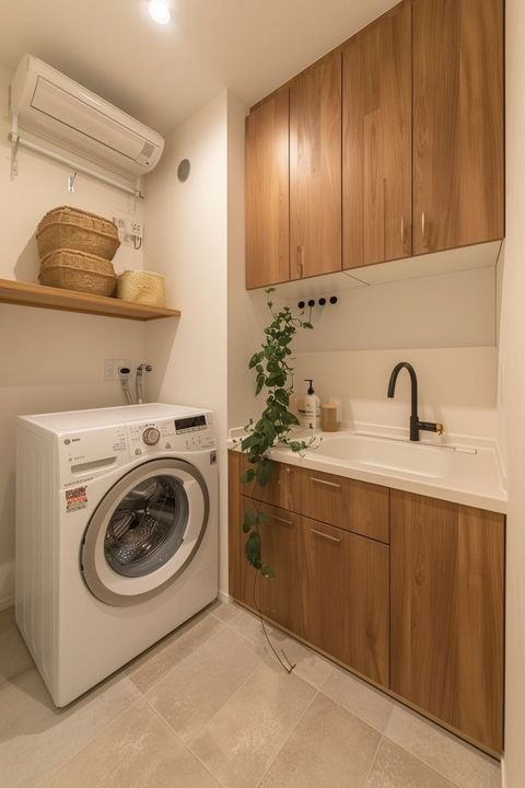 Small Laundry Room With Sink Ideas: Functional And Fashionable | Small ... pertaining to See The Latest 4 Laundry Rooms That Blend Fashion and Function
