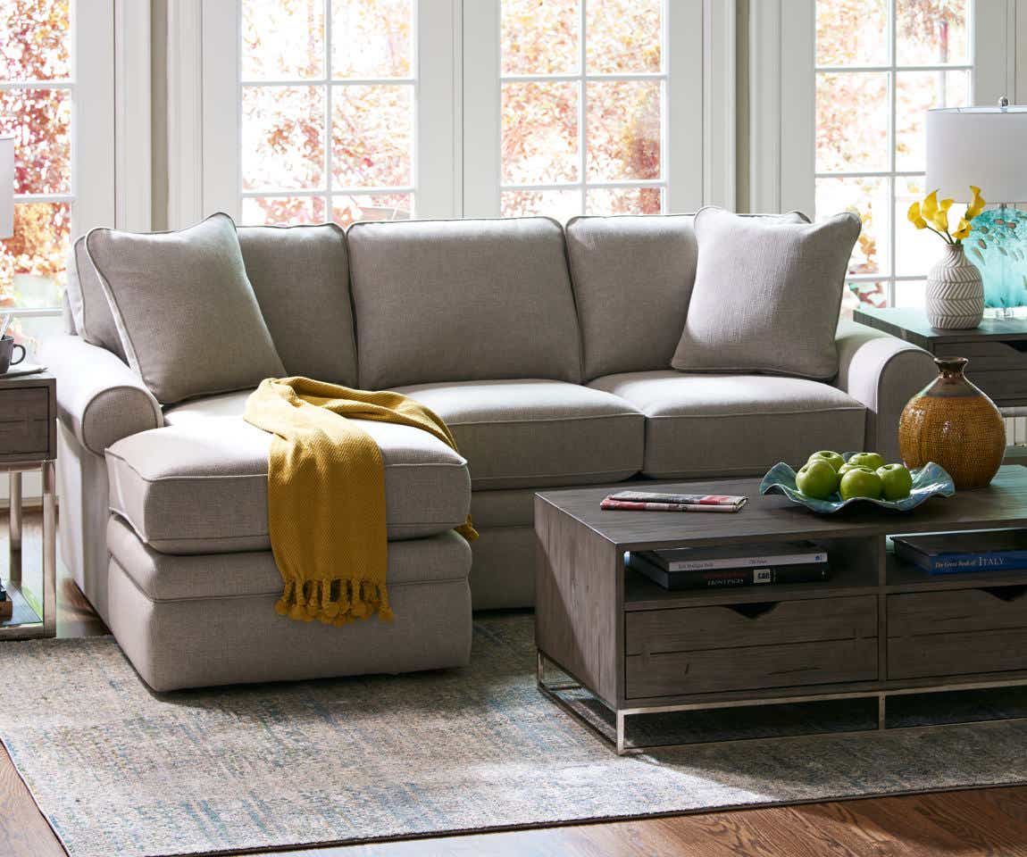 Small Sectional Sofa With Chaise And Recliner | Baci Living Room throughout Understanding Sofa and Sectional Fabrics What Works Best