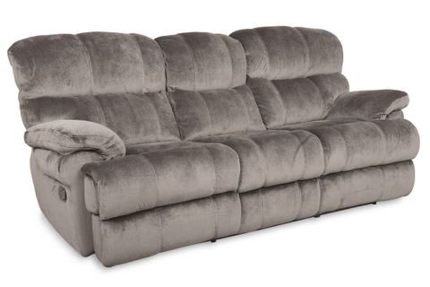 Smoky Microfiber Power Reclining Sofa At Gardner-White within The Ultimate Comfort Explained Brown Reclining Sofas