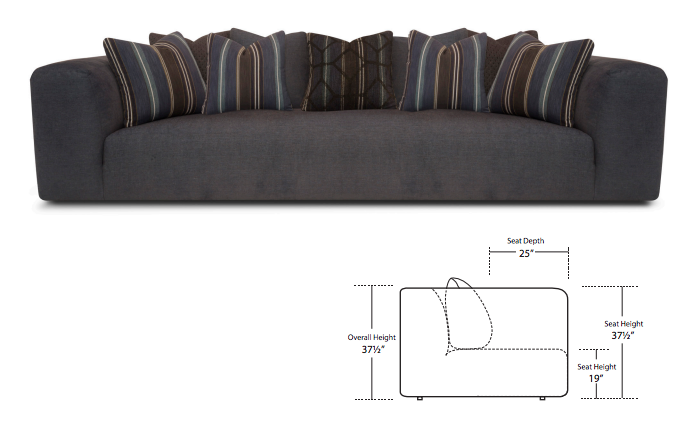 Sofa Seat Depth 19 | Baci Living Room with regard to Sofa Secrets: How To Choose The Right Seat Depth And Cushions