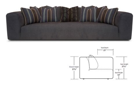 Sofa Seat Depth 19 | Baci Living Room with regard to Sofa Secrets: How To Choose The Right Seat Depth And Cushions