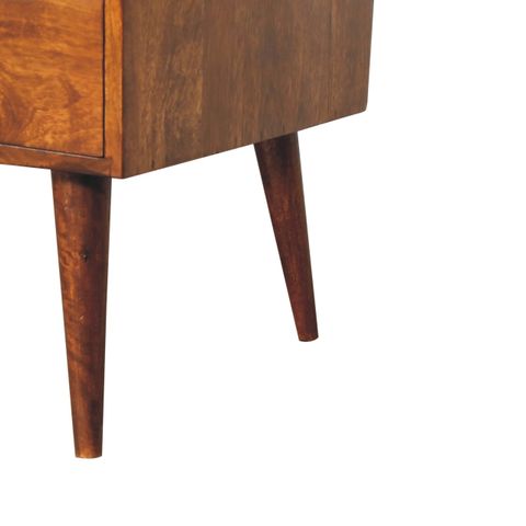 Solid Chestnut Finished Mango Wood Elevated 4 Drawer Media Unit - Mango ... within Media Unit Elevated Chestnut Solid Mango Wood Artisan Furniture