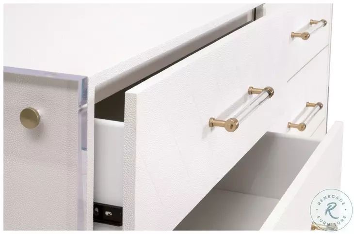 Sonia Pearl Shagreen 6 Drawer Double Dresser From Essentials For Living | Coleman Furniture for The Enduring Appeal of the Sonia Shagreen 6-Drawer Double Dresser