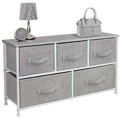 Sorbus Dresser With 5 Drawers - Furniture Storage Chest Tower Unit For ... with How to choose the right dresser with pull-out bins