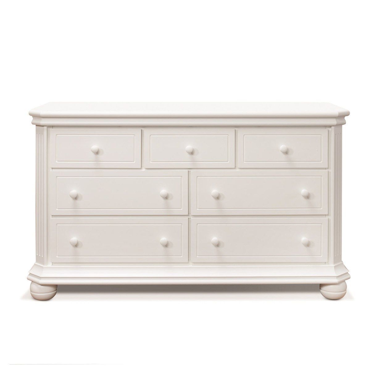 Sorelle Vista Elite 7 Drawer Dresser - White | 7 Drawer Dresser, Home Decor, Kids Store intended for Carmel 7 Drawer Dresser, White
