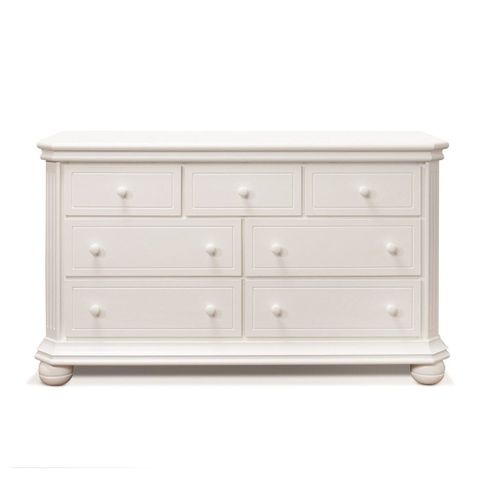 Sorelle Vista Elite 7 Drawer Dresser - White | 7 Drawer Dresser, Home Decor, Kids Store intended for Carmel 7 Drawer Dresser, White