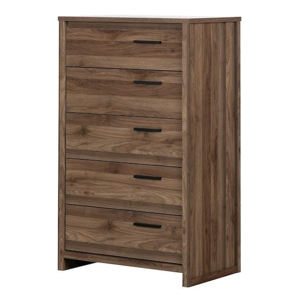 Understanding the South Shore Tao 5 Drawer Chest in Natural Walnut