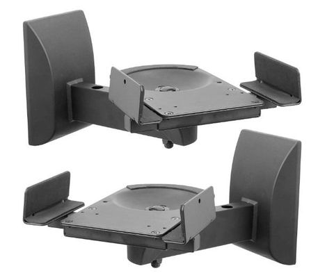 Speaker Wall Mount Kit X 2 - Universal Side Clamping Bookshelf Speaker ... inside Beyond the Basics Understanding the Benefits of AVF Side Clamping Mounts