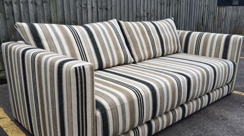 Striped Sofa - Peter Alexander for What Goes With A Striped Sofa?